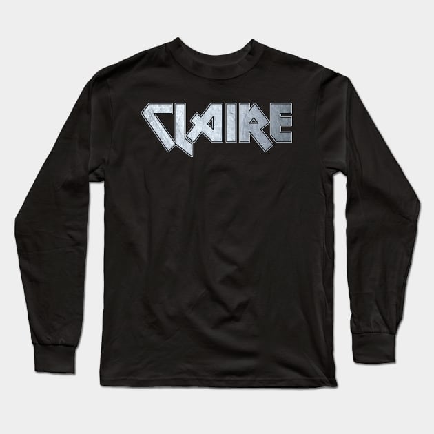 Heavy metal Claire Long Sleeve T-Shirt by KubikoBakhar